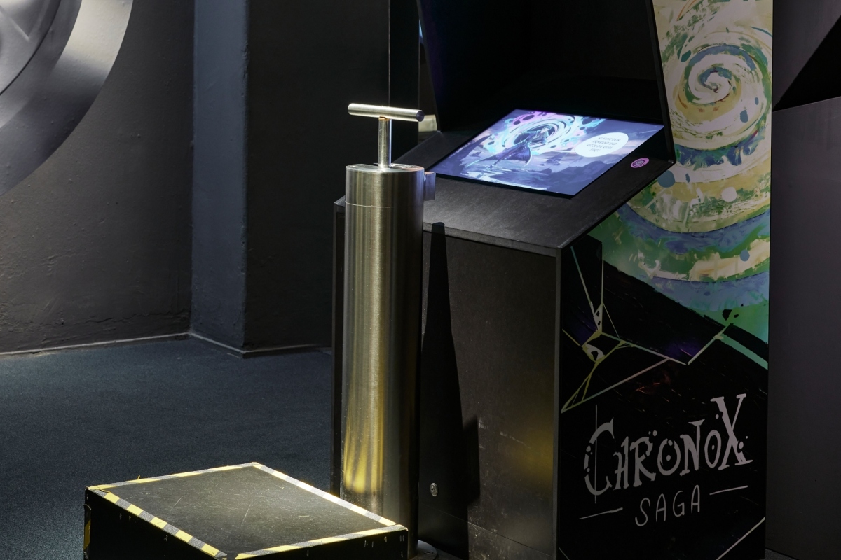 Terminal in der Ausstellung