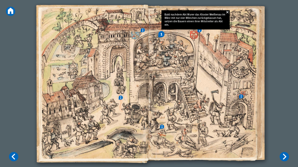 Screenshot der Terminalanwendung